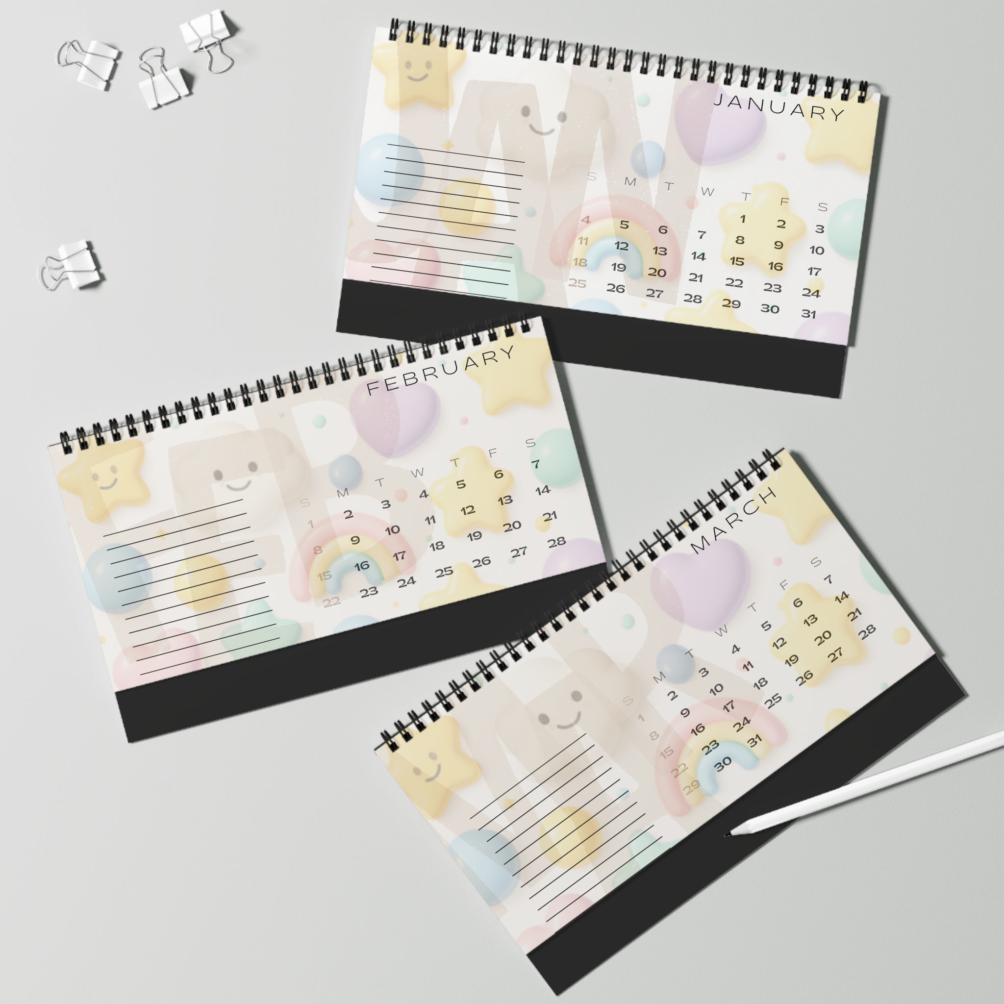 2026 Ovulation Tracker Desktop Calendar | Monthly Fertility Planner