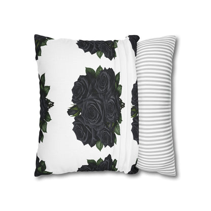 Red Rose Pillow Cover – Floral Decorative Throw Pillowcase