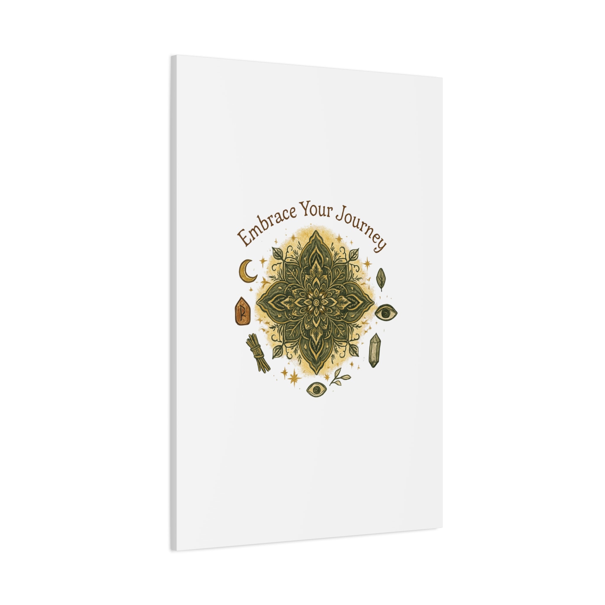 Embrace Your Journey Mandala Canvas | Matte Stretched Wall Art