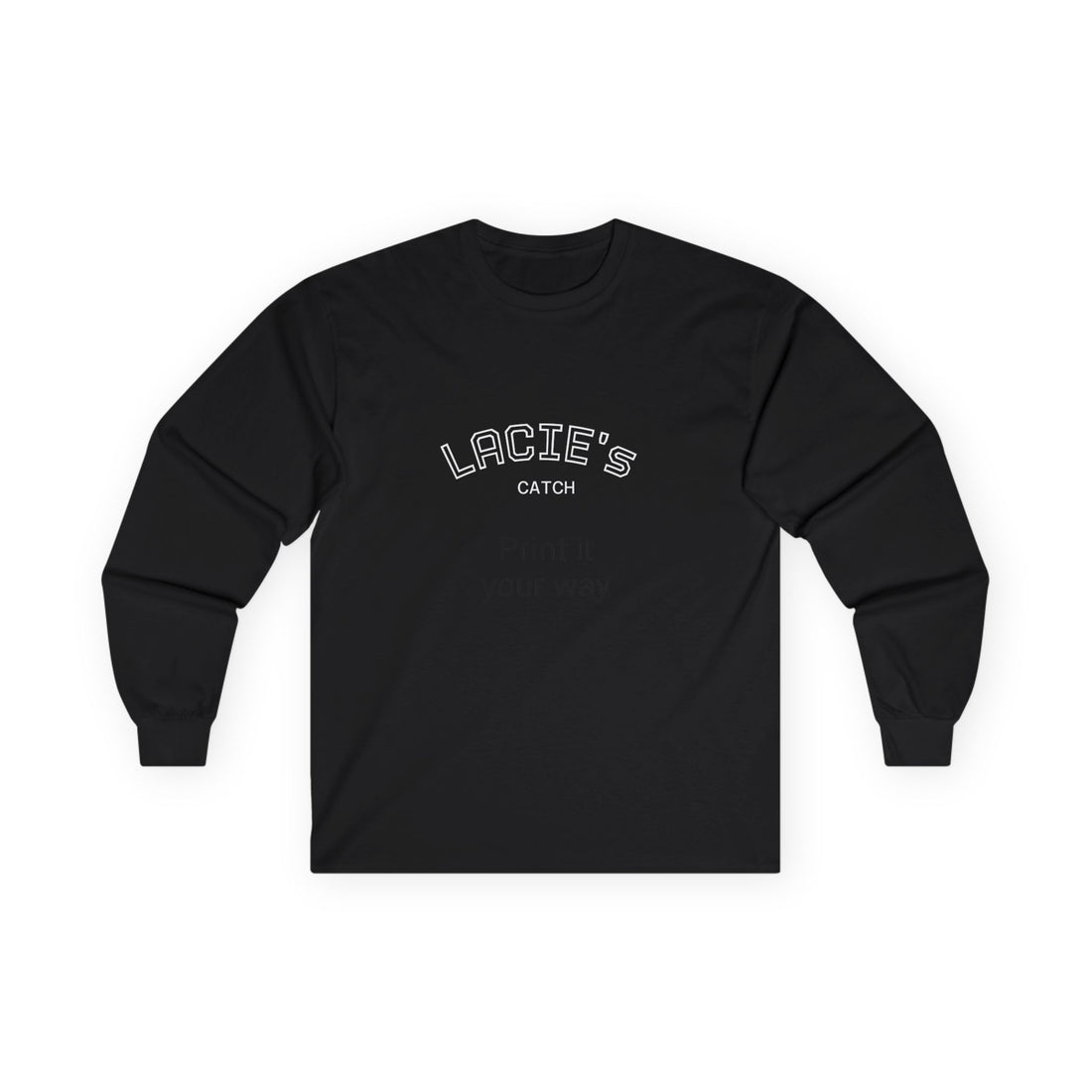 Customizable Long Sleeve Tee for Personalized Style, Gift for Friends, Unique Fashion, Casual Wear, Celebration Apparel, Statement T-Shirt