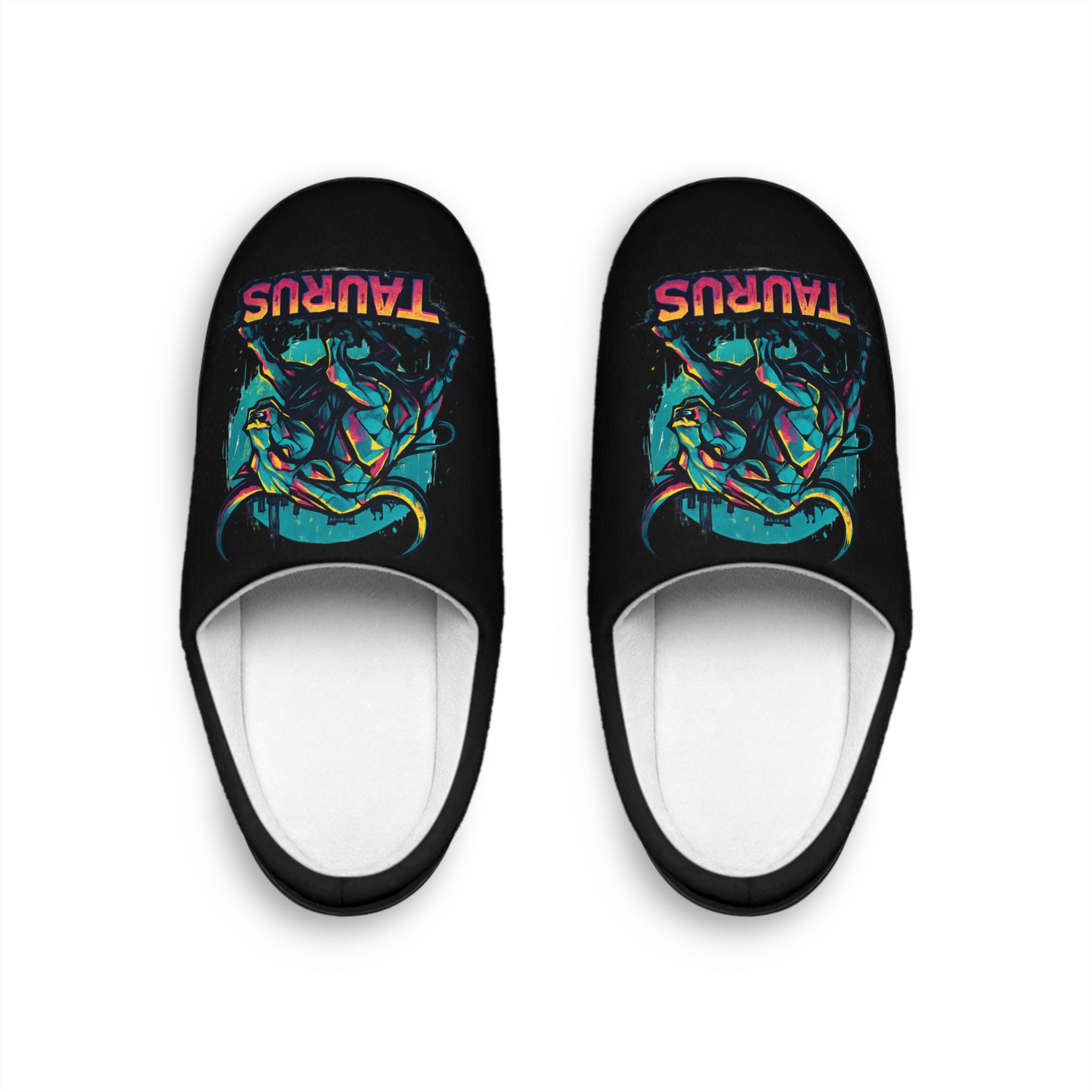 Taurus Zodiac Bull Indoor Slippers | Taurus Sign Slippers