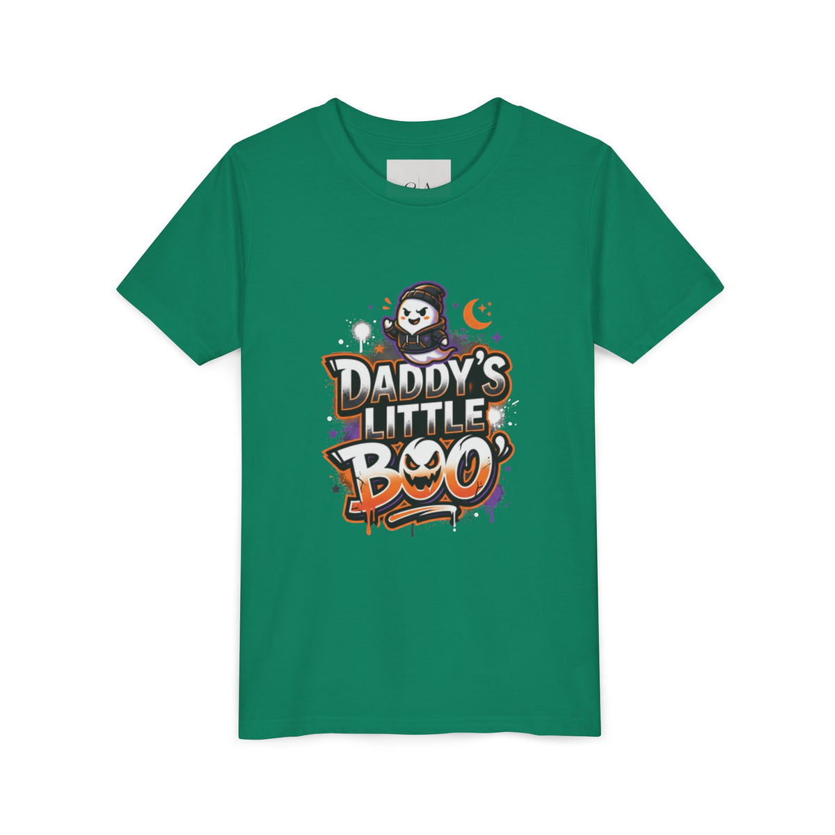 Youth Halloween Tee — “Daddy’s Little Boo” / “Spooky &amp; Unbothered” Kids Costume Shirt