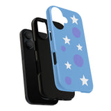 Trendy Phone Case, Stylish Phone Cover, Protective Phone Shell, Unique Phone Accessory, Gift for Her, Star and Swirl Design