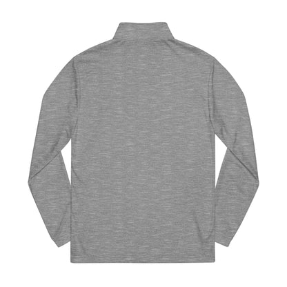 Embroidered Earth Patch Quarter-Zip Pullover