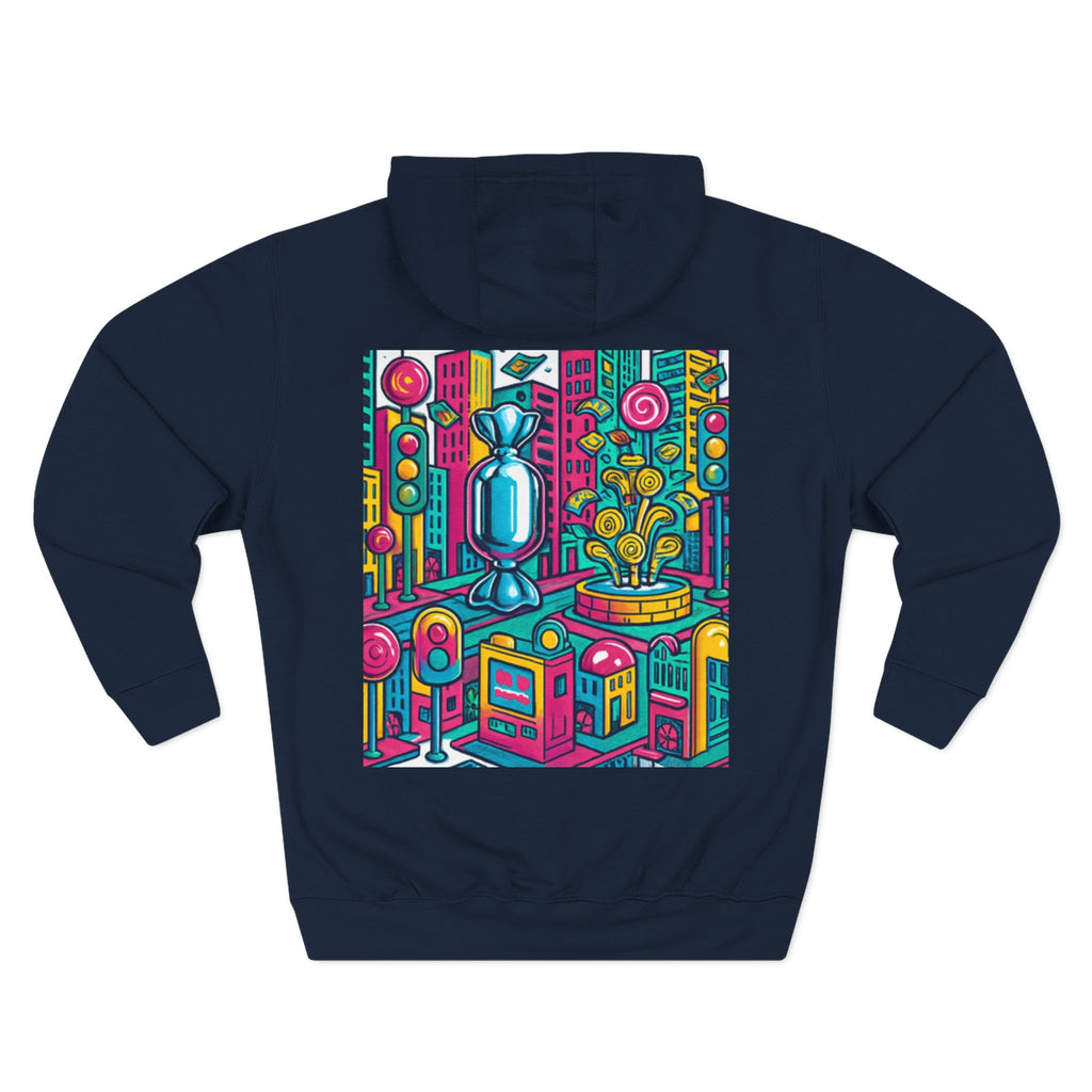 Colorful Candy City hoodie | Graphic Hoodie