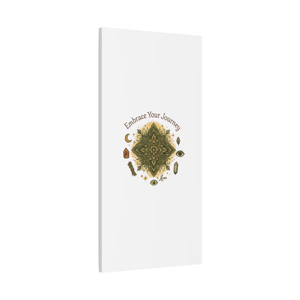 Embrace Your Journey Mandala Canvas | Matte Stretched Wall Art