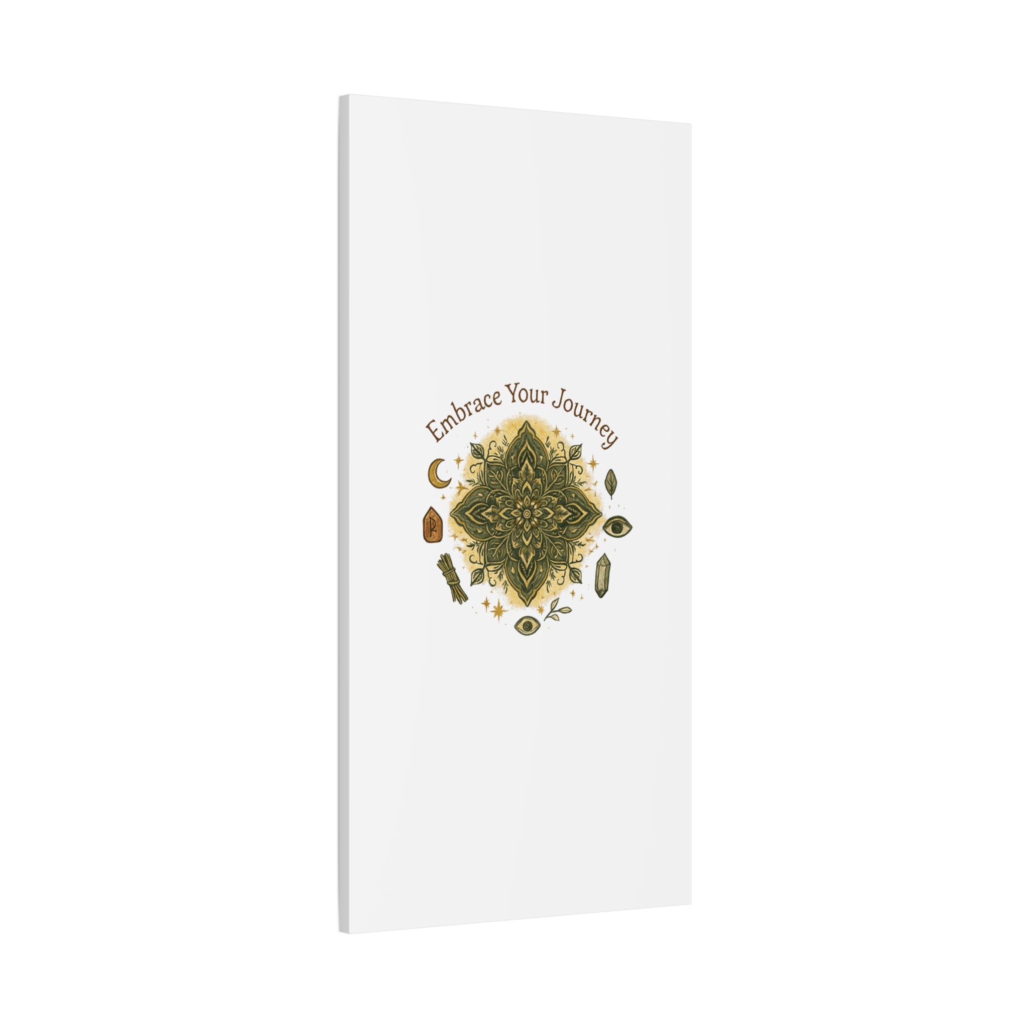 Embrace Your Journey Mandala Canvas | Matte Stretched Wall Art