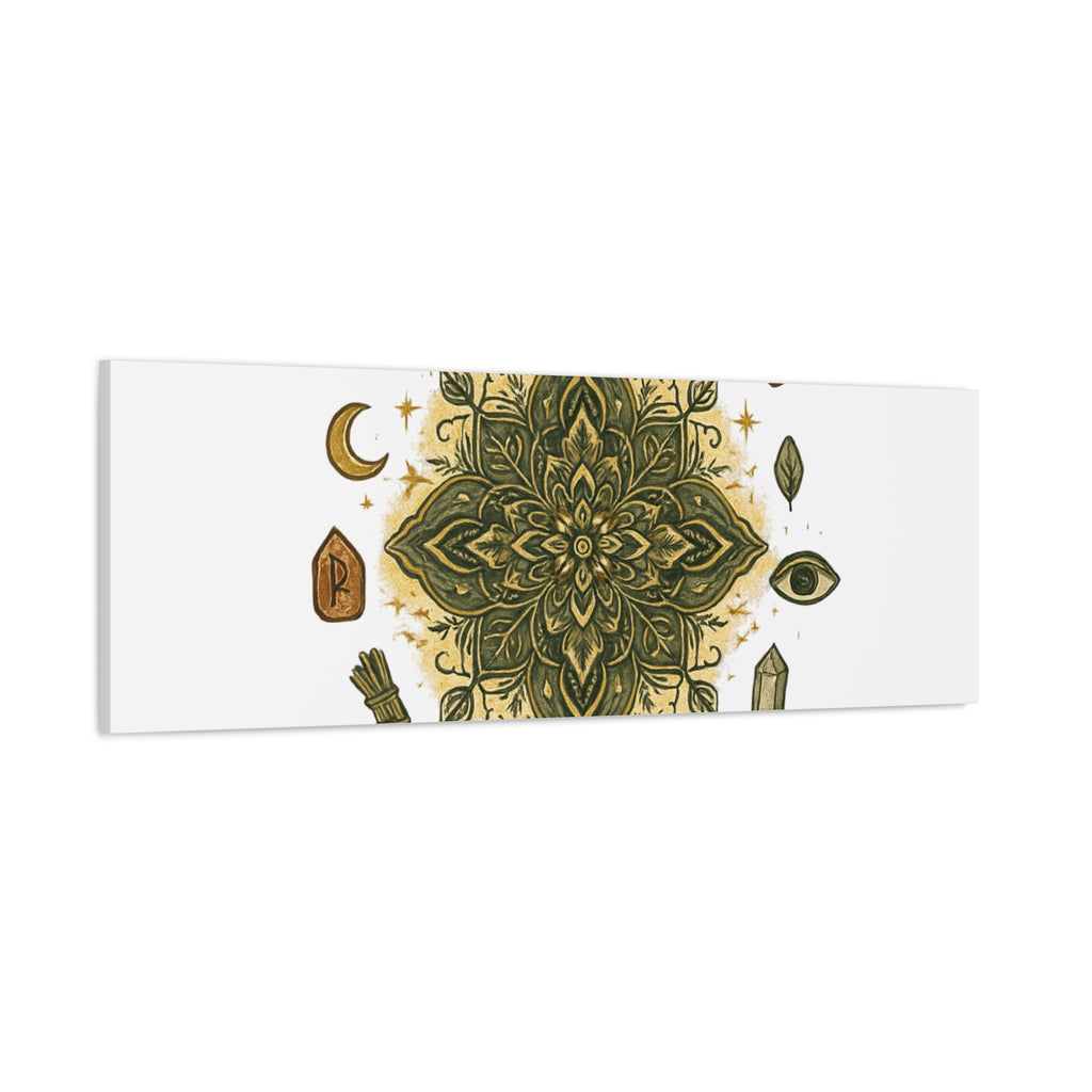 Embrace Your Journey Mandala Canvas | Matte Stretched Wall Art