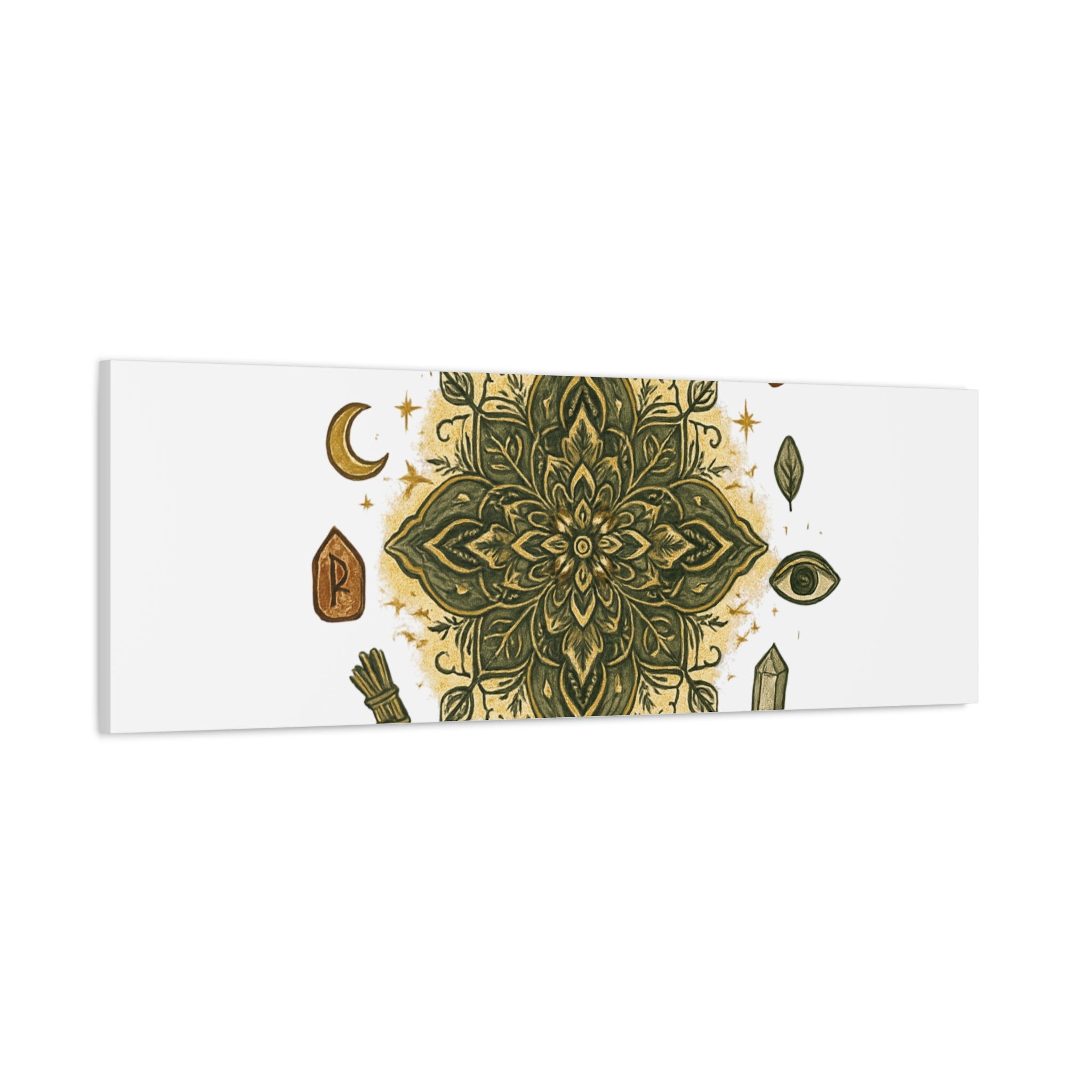 Embrace Your Journey Mandala Canvas | Matte Stretched Wall Art