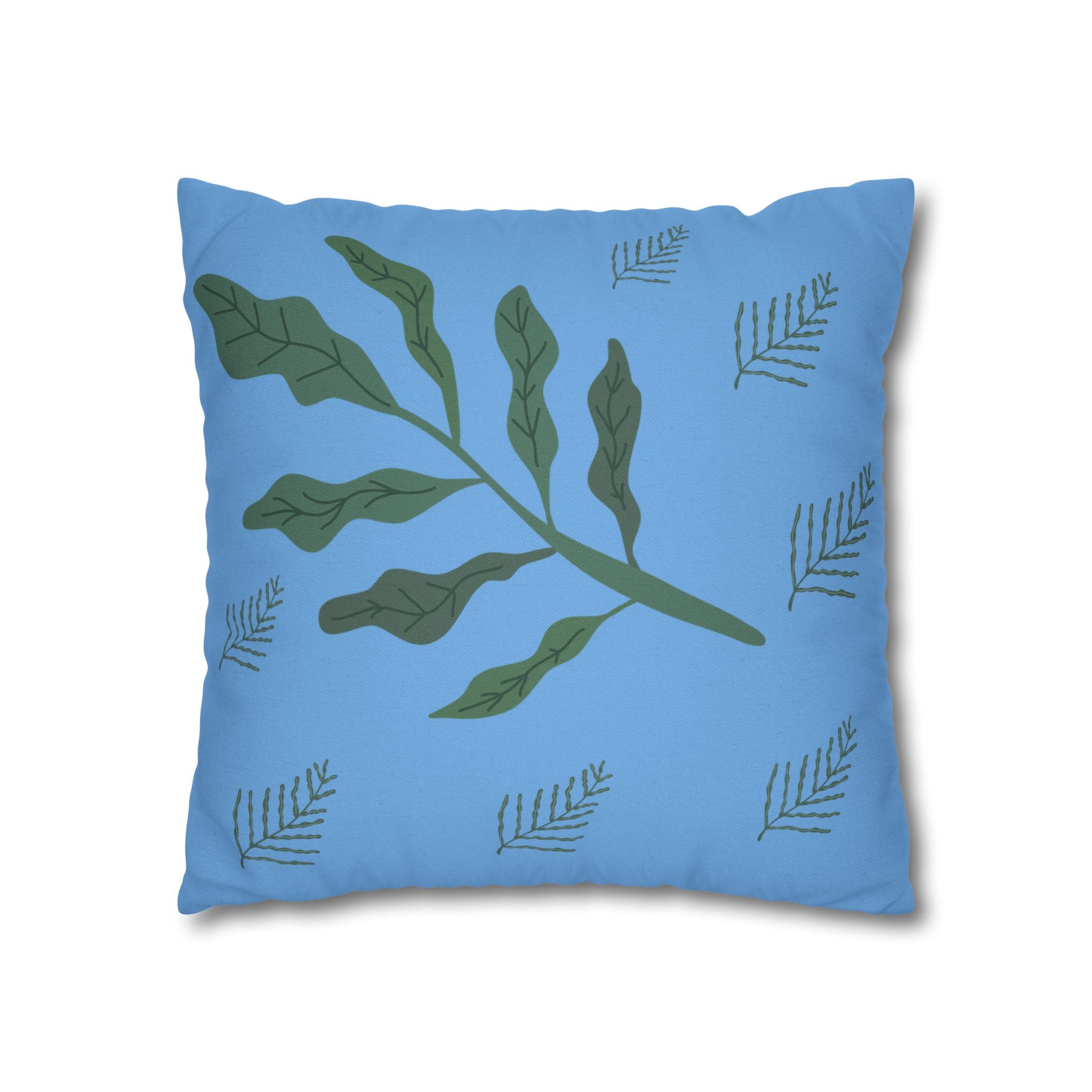 Vibrant Floral Square Pillowcase, Cozy Home Decor, Gift, Bedroom Accent, Spring Interior, Flower Cushion Cover