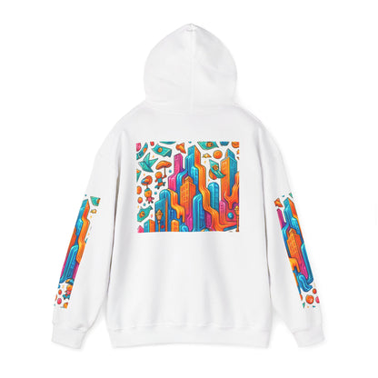 Designed Hooded Sweatshirt, Graphic Hoodie, Cozy Pullover, Men&