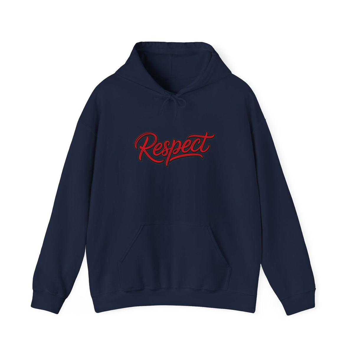 Respect Is Earned Hoodie — Retro Script Motivational Sweatshirt