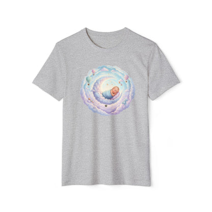 T-Shirt — Dreamy Baby in Cloud Illustration Organic Tee