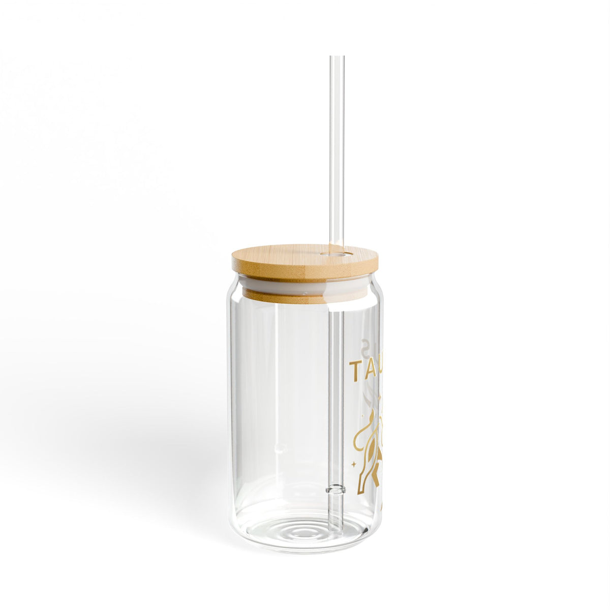 Taurus Zodiac 16oz Sipper Glass with Straw
