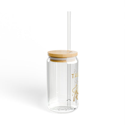 Taurus Zodiac 16oz Sipper Glass with Straw