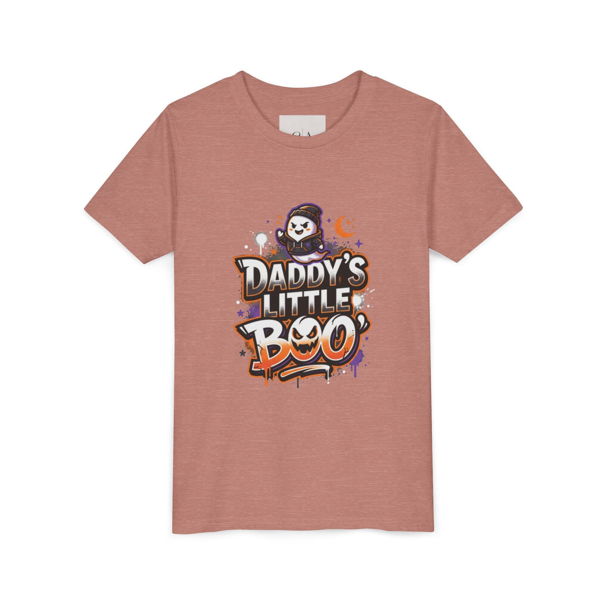 Youth Halloween Tee — “Daddy’s Little Boo” / “Spooky &amp; Unbothered” Kids Costume Shirt