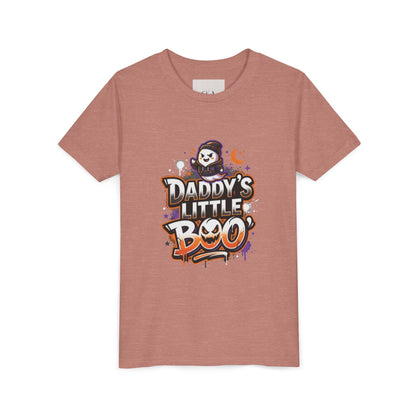 Youth Halloween Tee — “Daddy’s Little Boo” / “Spooky &amp; Unbothered” Kids Costume Shirt