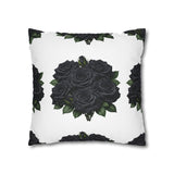 Red Rose Pillow Cover – Floral Decorative Throw Pillowcase