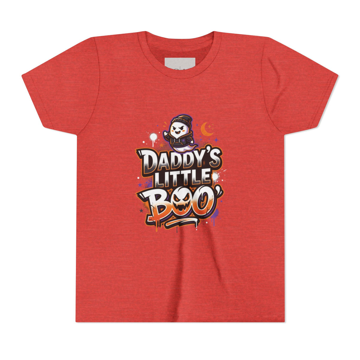 Youth Halloween Tee — “Daddy’s Little Boo” / “Spooky &amp; Unbothered” Kids Costume Shirt