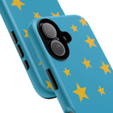 Midnight Sparkle Stars Phone Case | Protective Sparkling Phone Cover
