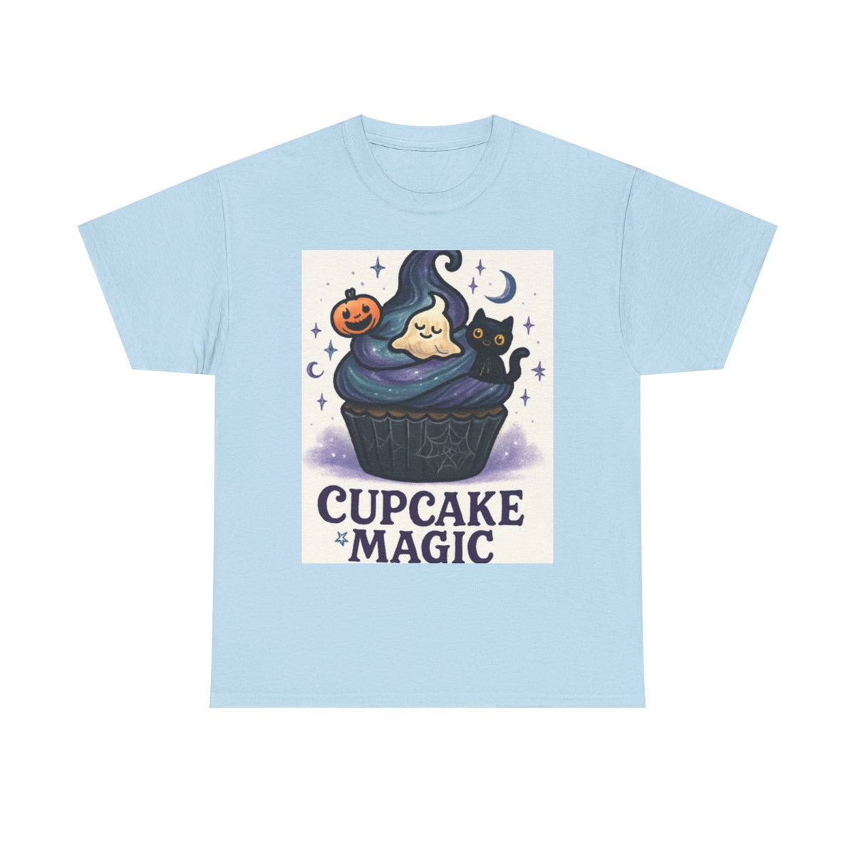 Adult Spooky Scary Cupcake T-Shirt | Cute Halloween Tee