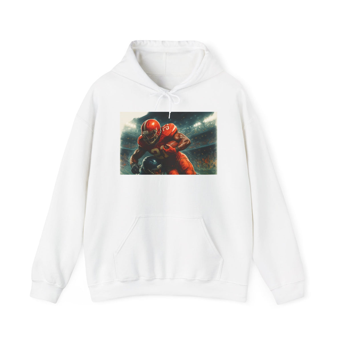 Football Warrior Hoodie, Sports Sweatshirt, Game Day, Unisex Apparel, We Up Next, Athletic Gift