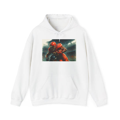 Football Warrior Hoodie, Sports Sweatshirt, Game Day, Unisex Apparel, We Up Next, Athletic Gift