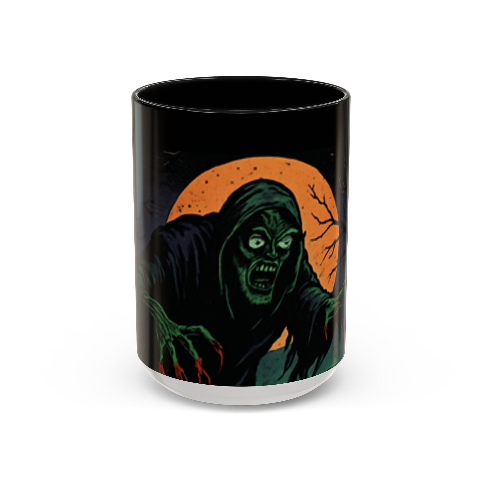 Spooky Goule Accent Coffee Mug — Cozy October Autumn Vibes (11/15oz)