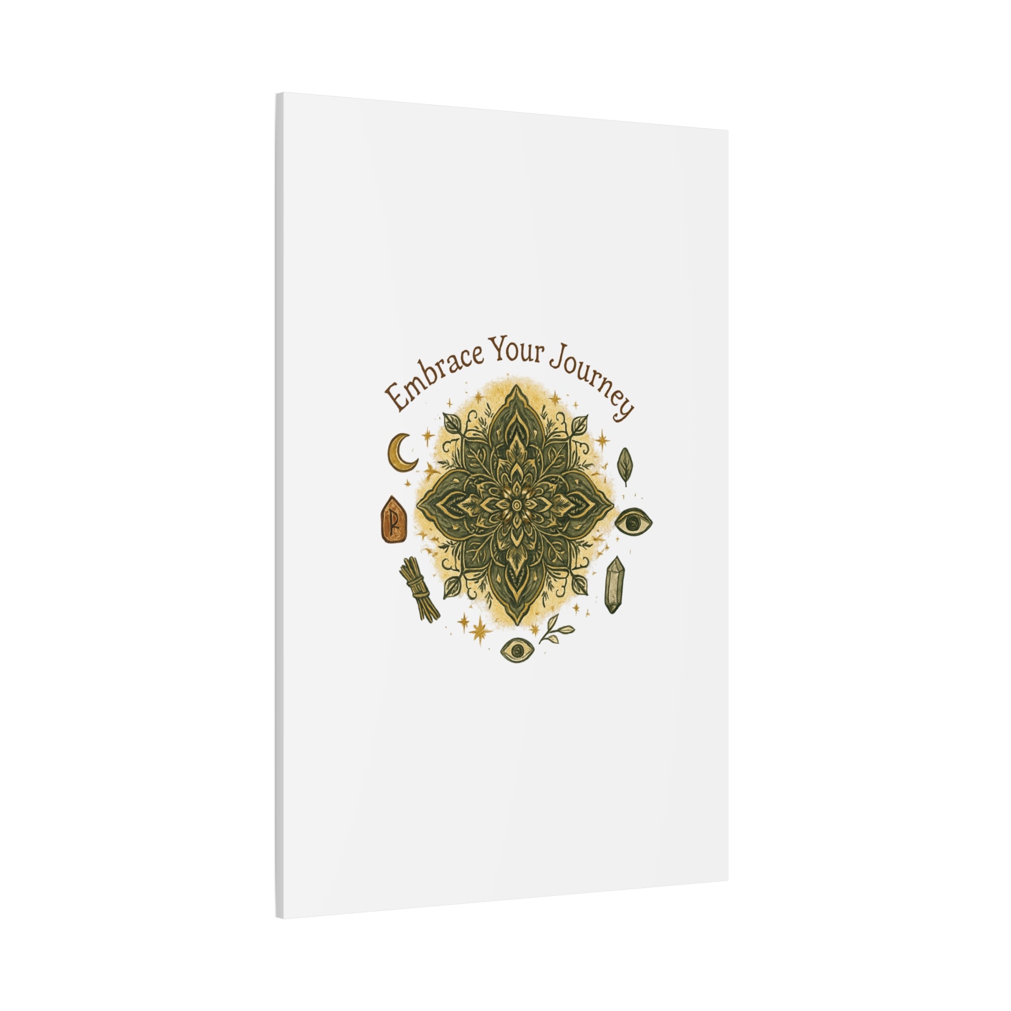 Embrace Your Journey Mandala Canvas | Matte Stretched Wall Art