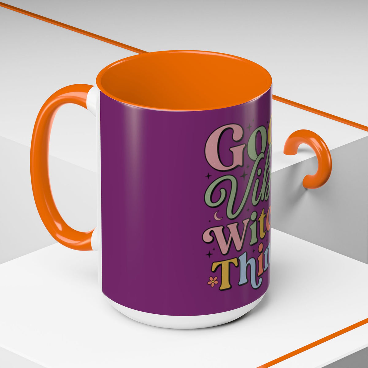good vibes witchy things coffee mug