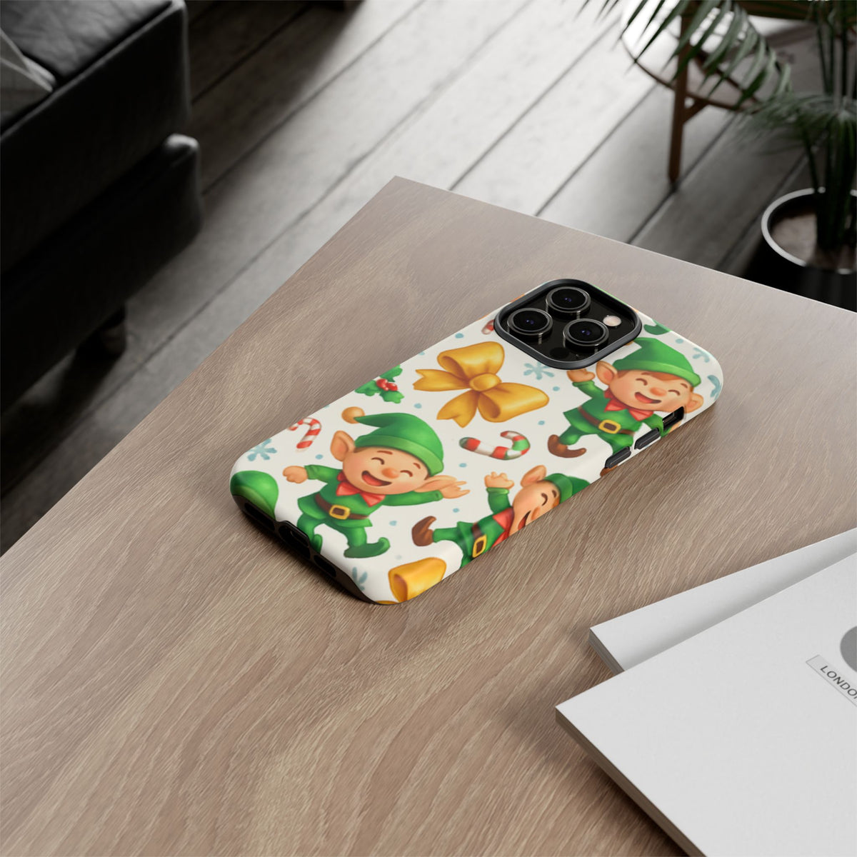 Lil Elf Tough Cases iPhone Cover, Trendy Protective Phone Shell, Stylish Hard Shell Case, Unique Smartphone Cover