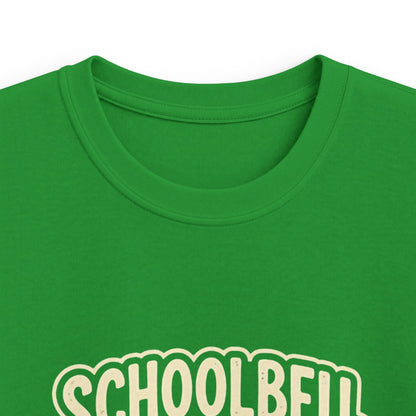Schoolbell Rocks kids graphic T-shirt for school days