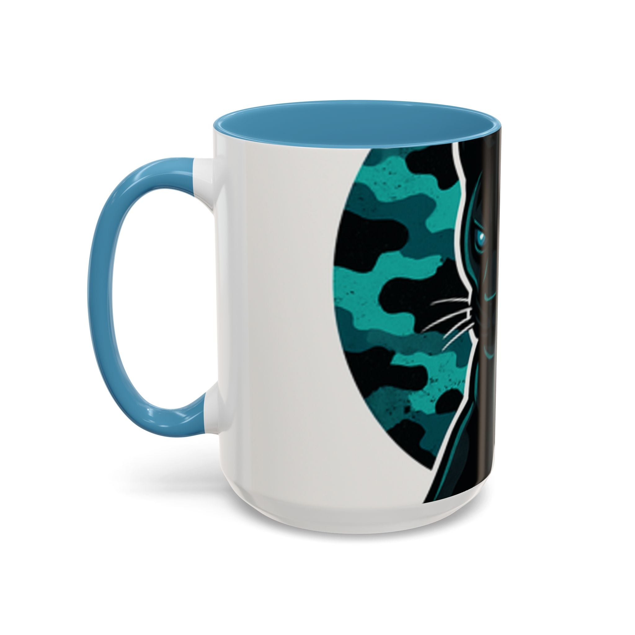 Panther Coffee Mug, Gift for Soccer Mom, Mother's Day Mug, animal lover Mom Gift, Coffee Mug for Mom, Mug Gift for Her, Ceramic Mug with