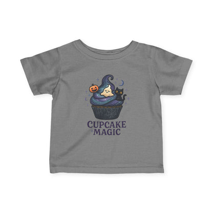 Kids Cupcake Tee, Trick or Treat Infant Fine Jersey Shirt, Halloween Top, Toddler Fall Holiday Apparel, Sweet Spooky Child Costume, Cute