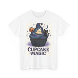 Adult Spooky Scary Cupcake T-Shirt | Cute Halloween Tee