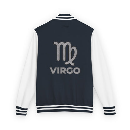 Virgo Letterman Jacket with Zodiac Symbol