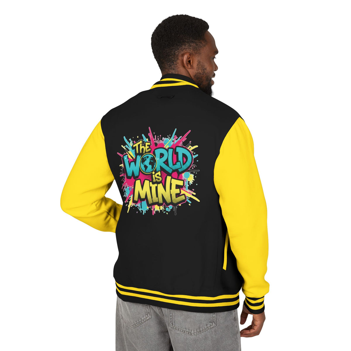 The World Is Mine Letterman Jacket