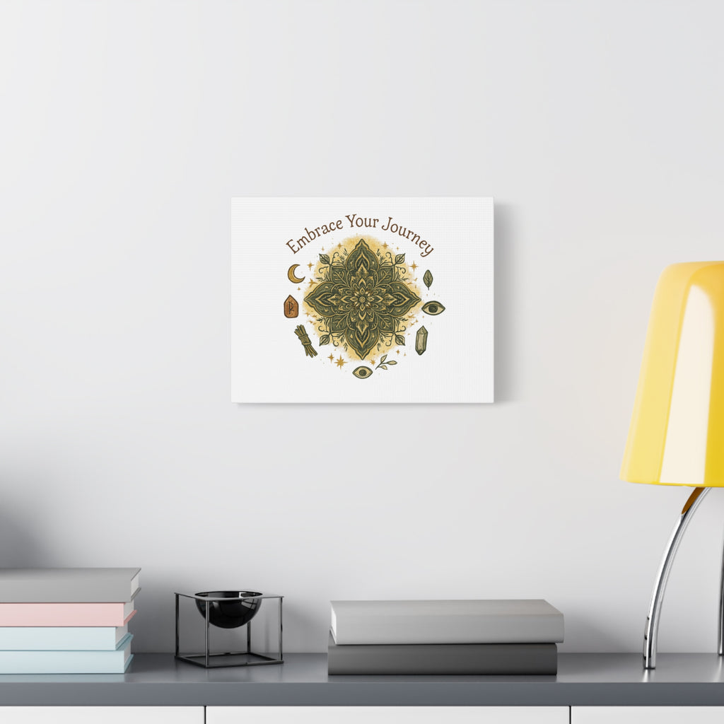 Embrace Your Journey Mandala Canvas | Matte Stretched Wall Art