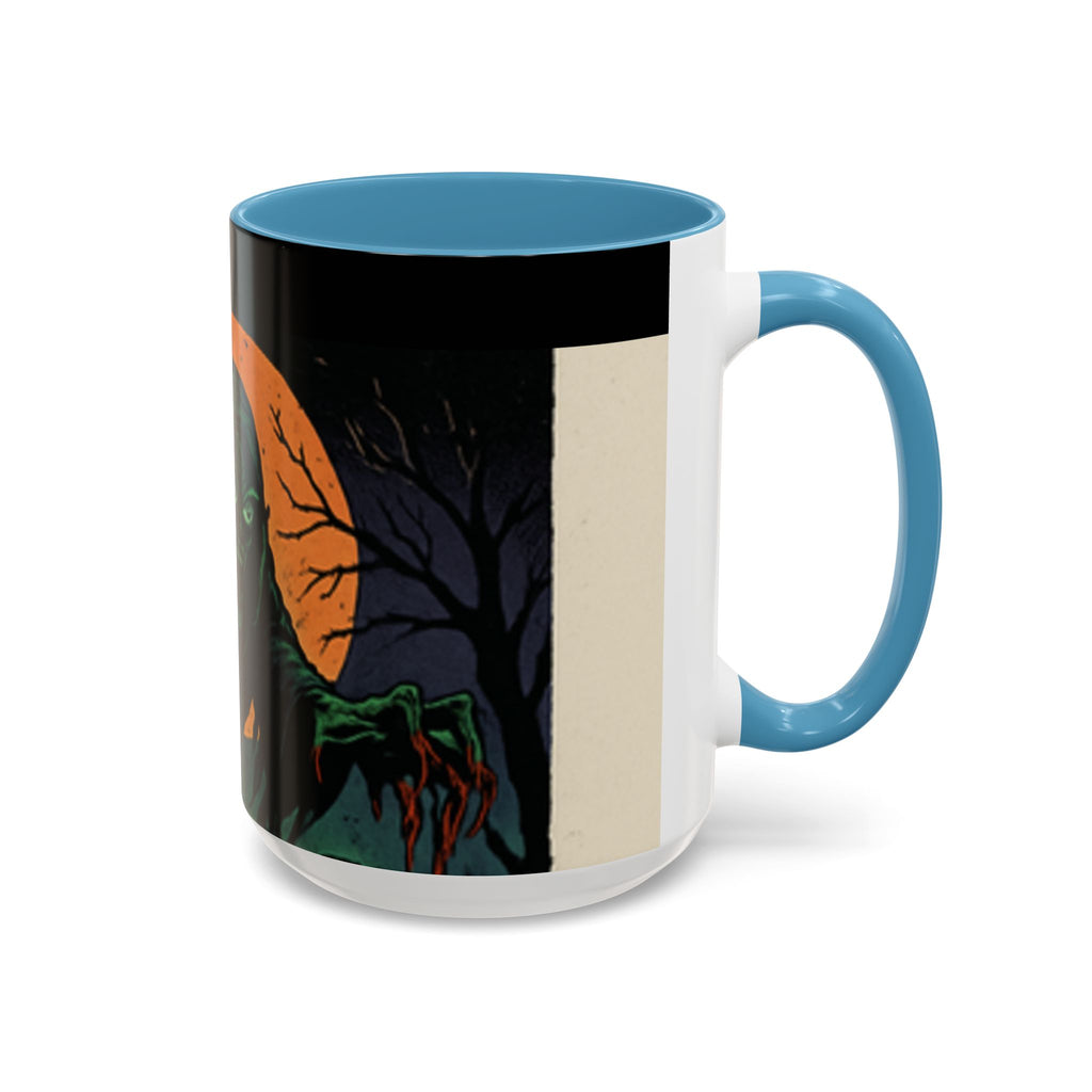 Spooky Goule Accent Coffee Mug — Cozy October Autumn Vibes (11/15oz)
