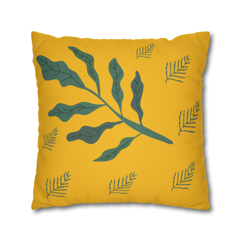Vibrant Floral Square Pillowcase, Cozy Home Decor, Gift, Bedroom Accent, Spring Interior, Flower Cushion Cover