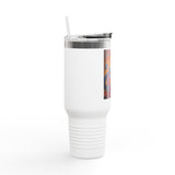 Adventure Insulated Travel Mug, 40oz - Vibrant Coffee Lover Gift, Thermal Outdoor Travel Accessory, Personalized Hydration, Drink Holder