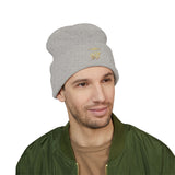Taurus Beanie – Embroidered Floral Zodiac Winter Hat