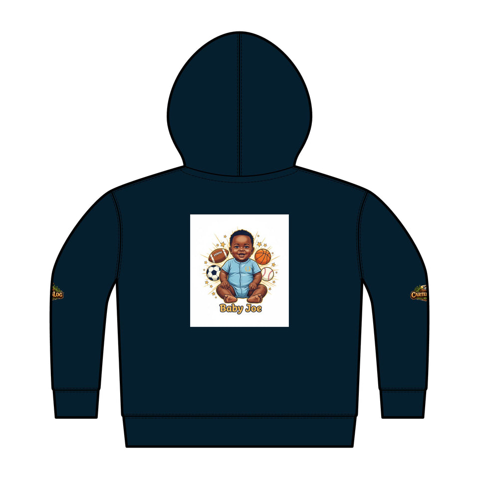 Personalized Toddler Zip Hoodie — Cozy Fleece Jacket