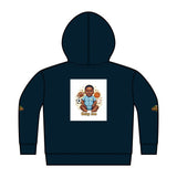 Personalized Toddler Zip Hoodie — Cozy Fleece Jacket