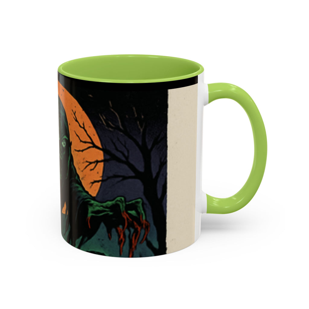 Spooky Goule Accent Coffee Mug — Cozy October Autumn Vibes (11/15oz)