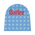 Gender Neutral Toddler Print Baby Beanie | Infant Hat, Soft Winter Headwear