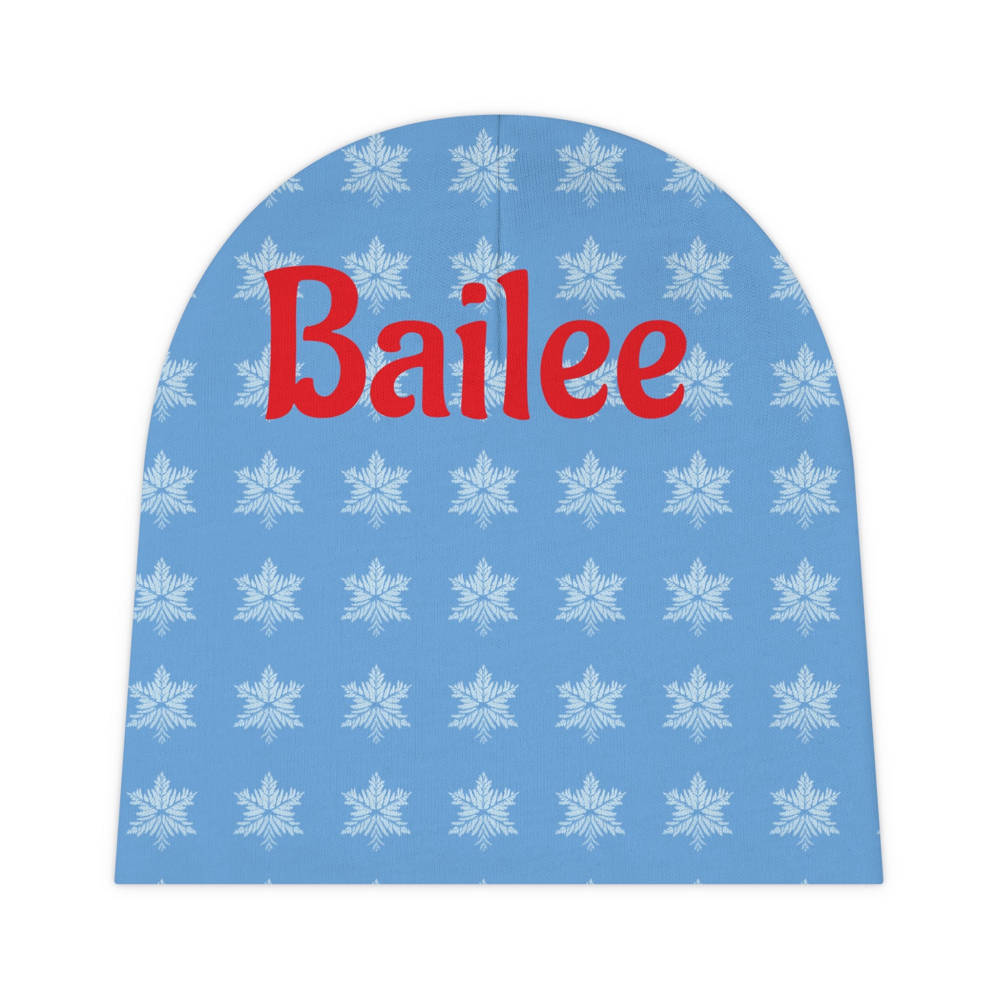 Gender Neutral Toddler Print Baby Beanie | Infant Hat, Soft Winter Headwear