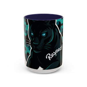 Panther Coffee Mug, Gift for Soccer Mom, Mother's Day Mug, animal lover Mom Gift, Coffee Mug for Mom, Mug Gift for Her, Ceramic Mug with