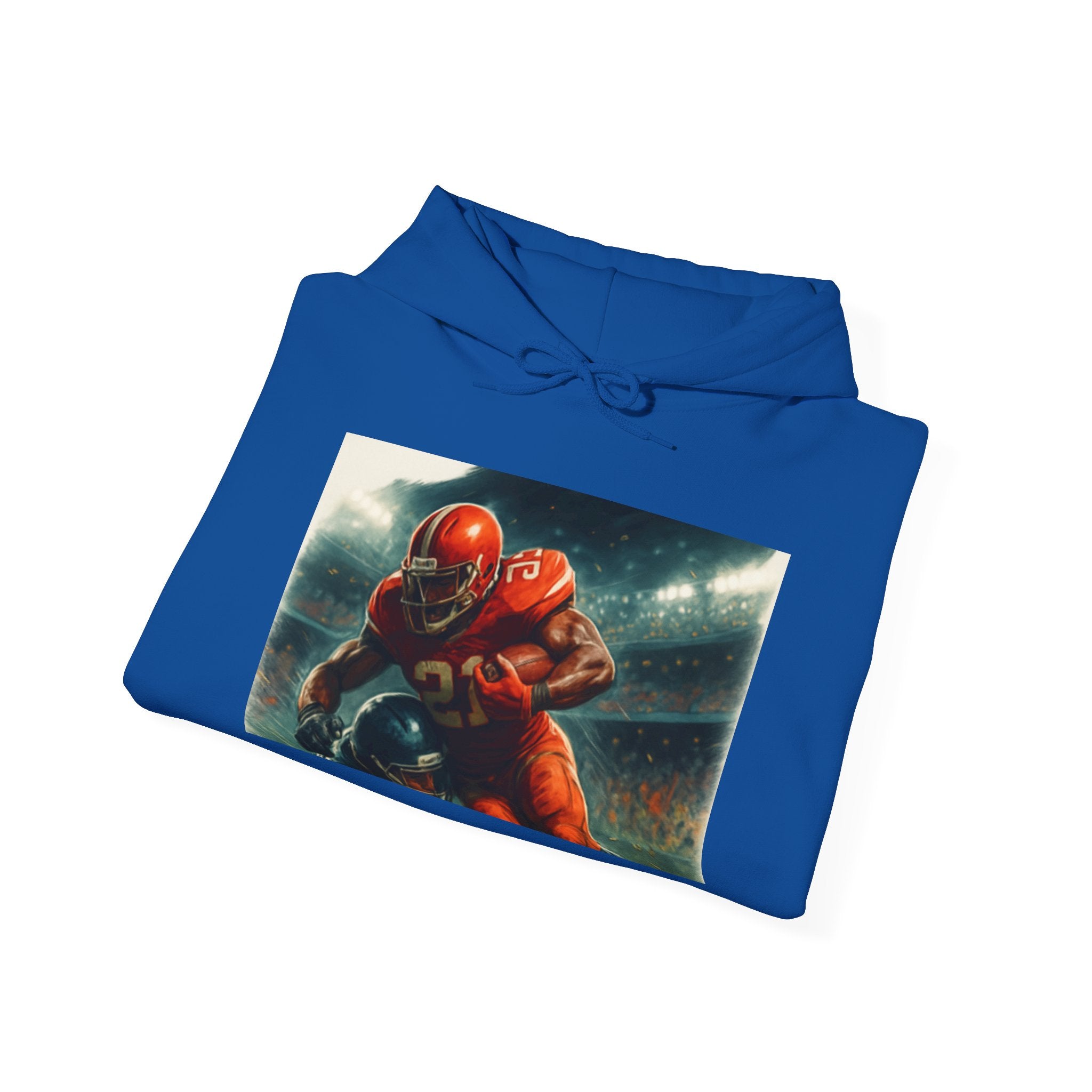 Football Warrior Hoodie, Sports Sweatshirt, Game Day, Unisex Apparel, We Up Next, Athletic Gift