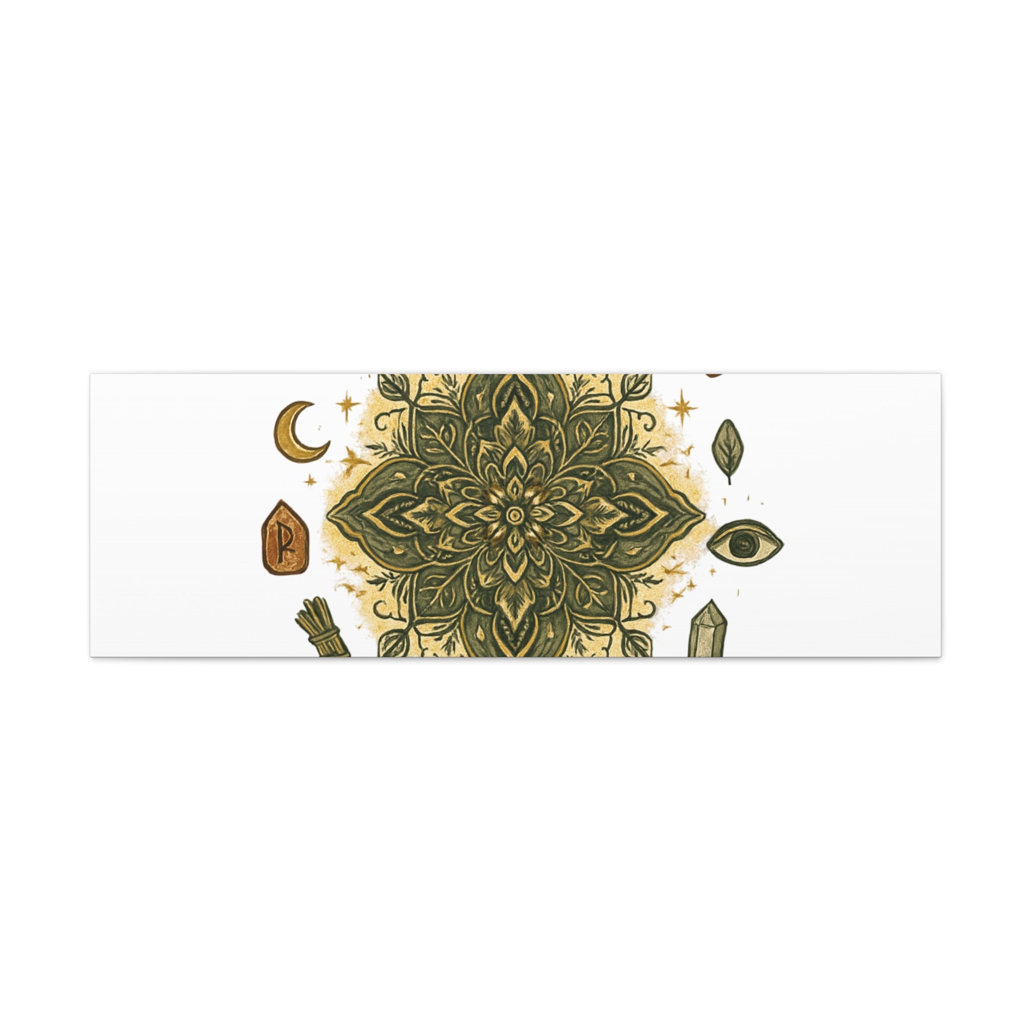 Embrace Your Journey Mandala Canvas | Matte Stretched Wall Art